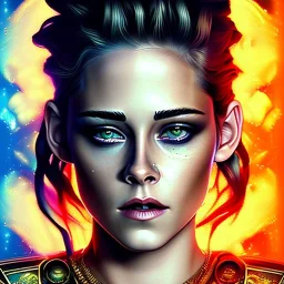 Kristen Stewart face, colourful, water ink, ink water, ink cloud, alberto seveso art, loose painting style, intricate detail, cinematic lighting, octane render, 8k render, volumetric lighting, sf, intricate artwork masterpiece, ominous, matte painting movie poster, golden ratio, trending on cgsociety, intricate, epic, trending on artstation, by artgerm, h. r. giger and beksinski, highly detailed, vibrant, production cinematic character render, ultra high quality model