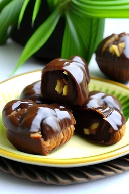 Palm dates stuffed with Nutella