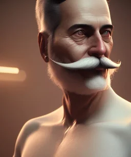 Dr. Jose Gregorio Hernandez, thin mustache, venezuelan, head and shoulders portrait, 8k resolution concept art portrait by Greg Rutkowski, Unreal Engine 5 volumetric lighting