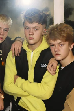 Extremely rich portrait of danish teenage rap artists