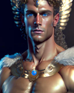 Human version of Apollo hyper-realistic hyper-detailed 8k full body artwork