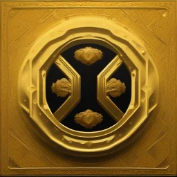 kazakh style, black background, golden embossed ornament, 3d, cinematic, photorealistic