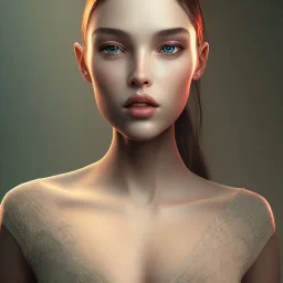 Very realistic portrait of a beautiful woman, 8k, rtx, refleksi, full body