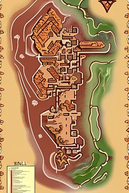 dnd map of red desert village