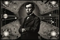 كأيب وعارف اسرار الكون وخلفيت الصوره سوداء وجاي عليه ضوء خفيف من الاسفل