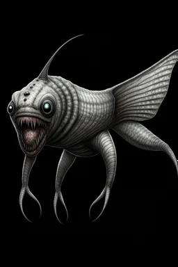 Moth / shark / human hybrid
