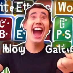 Excited YouTuber reacts to the periodic table of the elements