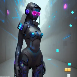 Girl cyber 3D