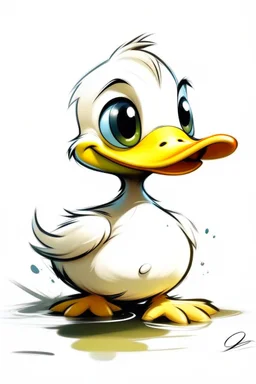 Acrtoon deseny duck