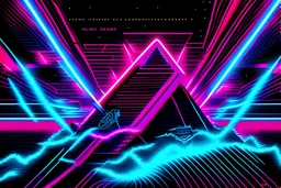 edmund fitzgerald, synthwave, many lasers