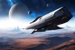 a sleek, futuristic spacecraft called the "Stellar Sentinel"? It's 22 kilometers of cutting-edge technology, equipped with state-of-the-art defense systems that can fend off any intergalactic threats. Picture it zipping through the cosmos, agile and resilient, ready to take on whatever challenges come its way. T