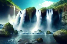 Epic waterfall