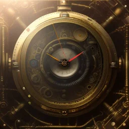 Steampunk cyber clock face,steampunk center composition, ultra realistic, shiny, smooth, studio quality, octane render, Surrealism, Triadic colour scheme,glow-stick, ambient lighting,nightclub lighting, polaroid, 100mm, --ar 1:1 --v4