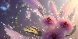 crystal subtle flower in a galactic ambiance beautiful fairy, transparent, delicate colors, in the foreground, full of details, smooth，soft light atmosphere, light effect，vaporwave colorful, concept art, smooth, extremely sharp detail, finely tuned detail, ultra high definition, 8 k, unreal engine 5, ultra sharp focus