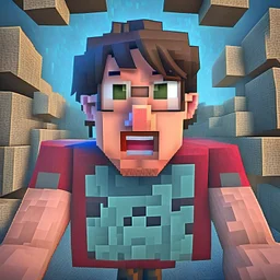 Markiplier in the world of minecraft