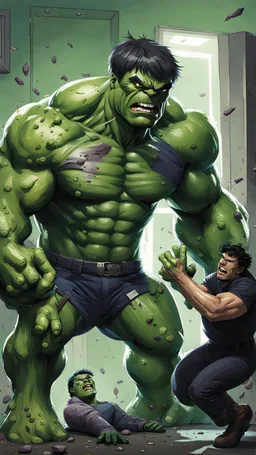 Hulk Caught by Pollice