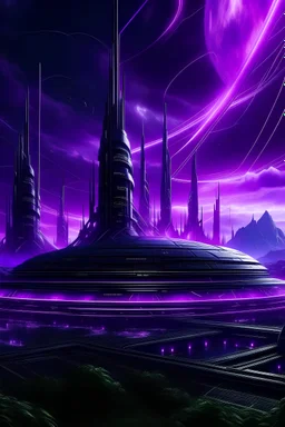 Energy of the future, purple