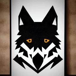 Geometric wolf