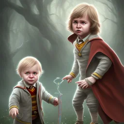 Harry Potter toddler, highly detailed, midjourney