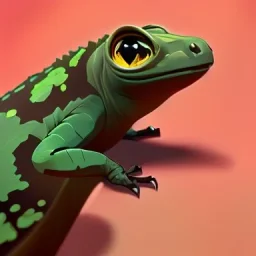 a gecko portrait