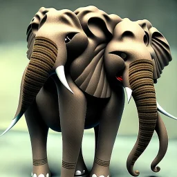 un éléphant alien