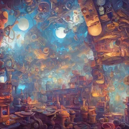 beautiful detailed realistic illustration of a wizards laboratory, cinematic, rob gonsalves, paul lehr, john stephens, archan nair, anton fadeev, josan gonzalez, hi - fructose, artgerm, wlop, 8k