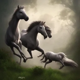 magical wild horse