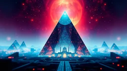 minimalism,deep rich colors,abstract futuristic alien glass crystal transparent cosmic galaxy shining city of pyramids,obelisks,Paradigm Shift,double exposure tilt-shift, ,intricate_details,beautifully_shot,hyperrealistic,sharp_focus,64_megapixels,perfect_composition,high_contrast,cinematic,atmospheric,moody,ultra_detailed,ultra_quality,CGSociety,CryEngine,Unreal_Engine 5,dynamic_lighting,insanely_detailed,hyperrealism photograph