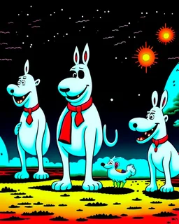 spuds Mackenzie cartoon