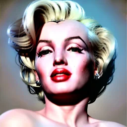 Realistic image portrait, Marylin Monroe, highly detailed, concept art, unreal engine 5, ray tracing, RTX, lumen lighting, ultra detail, volumetric lighting, 3d, finely drawn, high definition, high resolution.