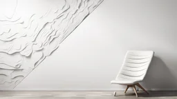 Hyper Realistic Abstract White Wall