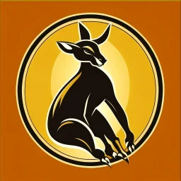 Kangaroo Logo, Fancy, Professional, Hotel Logo, ralph lauren look-alike. 1997 based.