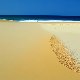 the sand and the beach