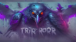 Twitch horror banner gaming crow