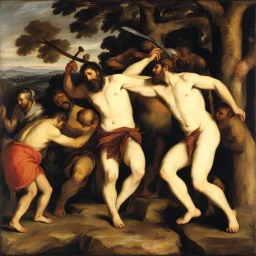 Titian – The Punishment of Marsyas, 1570-1576