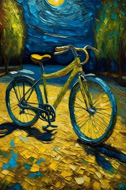 Road bike by Van Gogh