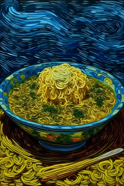 Vortism noodle van Gogh