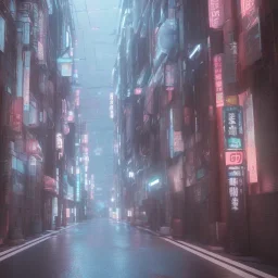 clean art, Tokyo street, soft lighting, soft pastel gradients, high definition, 3d icon clay render, blender 3d, neon