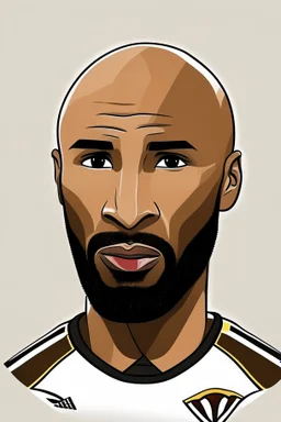 Shikabala Egyptian football player ,cartoon 2d