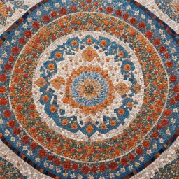 [zoom at the floral mosaic] Floral mosaics of the Sheikh Zayed Grand Mosques — in pictures [All photos by Mona Al Marzooqi]