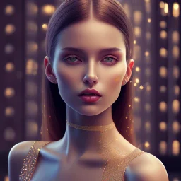 beautiful girl with very nice fashion clothing ,pretty high heels,standing next to window in a luxury room in a modern city posing to camera,full body show, 8k resolution concept art portrait hyperdetailed intricately detailed Splash art trending on Artstation triadic fullbody portrait paint, very beautiful woman playing in water on very lux grand pool of a very modern villa ,sunset Light, dynamic, highly detailed, photo