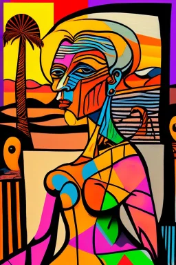 sunset picasso