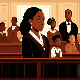 Illustration of "Brown v. Board of Education"