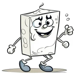 dancing milk carton cartoon