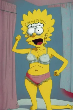 Lisa Simpson in underwear