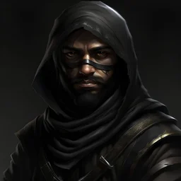 modern assassin "Mustah Bin Da'Wind" realistic grimdark