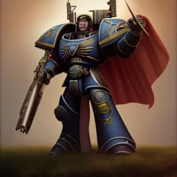 Henry Cavil as a space marine