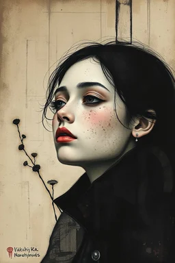 Artists Richard Burlet and Tran Nguyen…the girl from nowhere…otherworldly ethereal beauty… Shadow-Soul Black…Wanderer Ink…Dusk-Drifter Grey…Solitary Figure Umber… Modifiers: Zdzisław Beksiński Picasso naive art Henri Matisse Alex Grey Andy Warhol Paul Klee Wassily Kandinsky Otto Dix Paul Cezanne Ernst Ludwig Kirchner Tim Burton graffiti Johannes Vermeer Francis Bacon Max Ernst Pino Daeni Jasper Johns Egon Schiele Mondrian Georgia O'Keeffe M.C. Escher Yuko Shimizu Joan Miró Louis Wain Victo Ngai