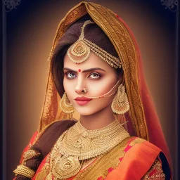 Marathi beautiful bride in frame