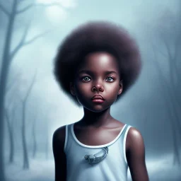 write a story about a little black girl name micah brown eyes